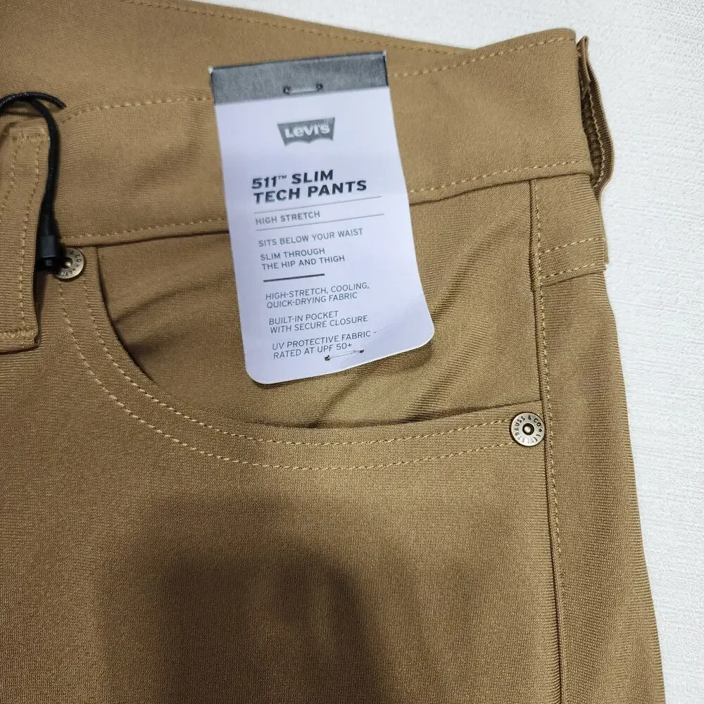 Levi's Men's 511 Slim Tech Pants W31''x L32''men's